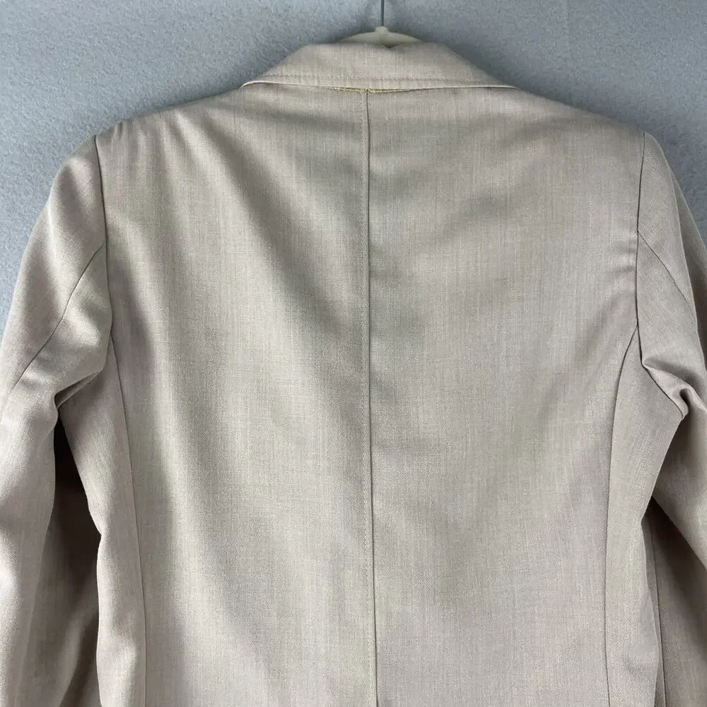 Vintage Angels Flight Blazer Jacket Mens 36R Beige 70s Tobias Kotzin USA Retro